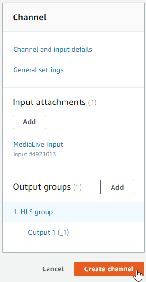 MediaLive-CreateChannel