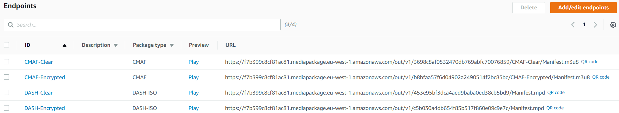 MediaPackage-Endpoints