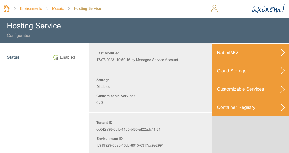 hosting-service-config