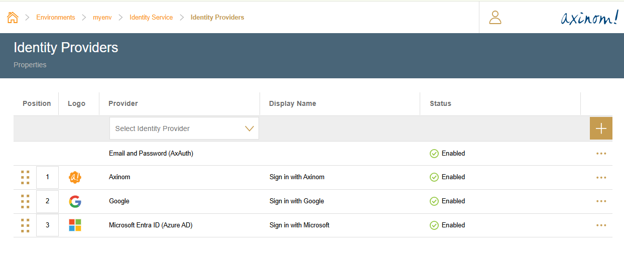 IDP Configuration